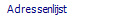   Adressenlijst